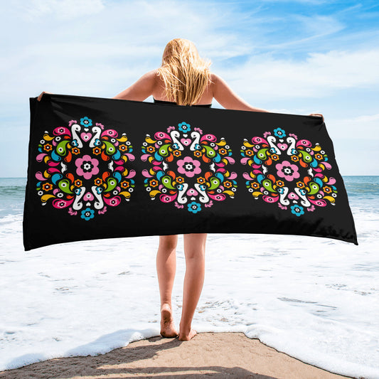PEACOCK LOVE happy - Towel