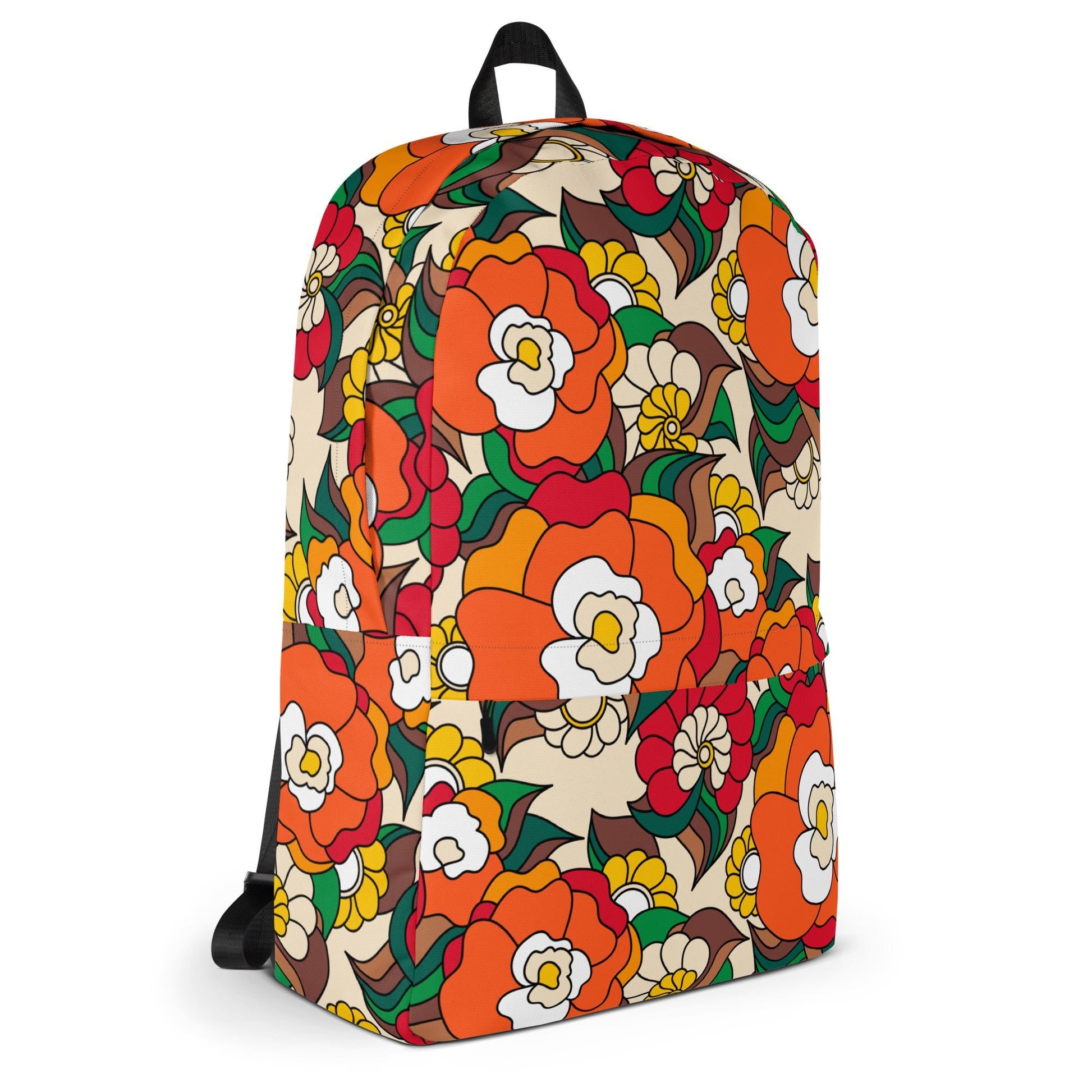 Backpack - BELLADRAMA retro 2 - Big bold bloom print
