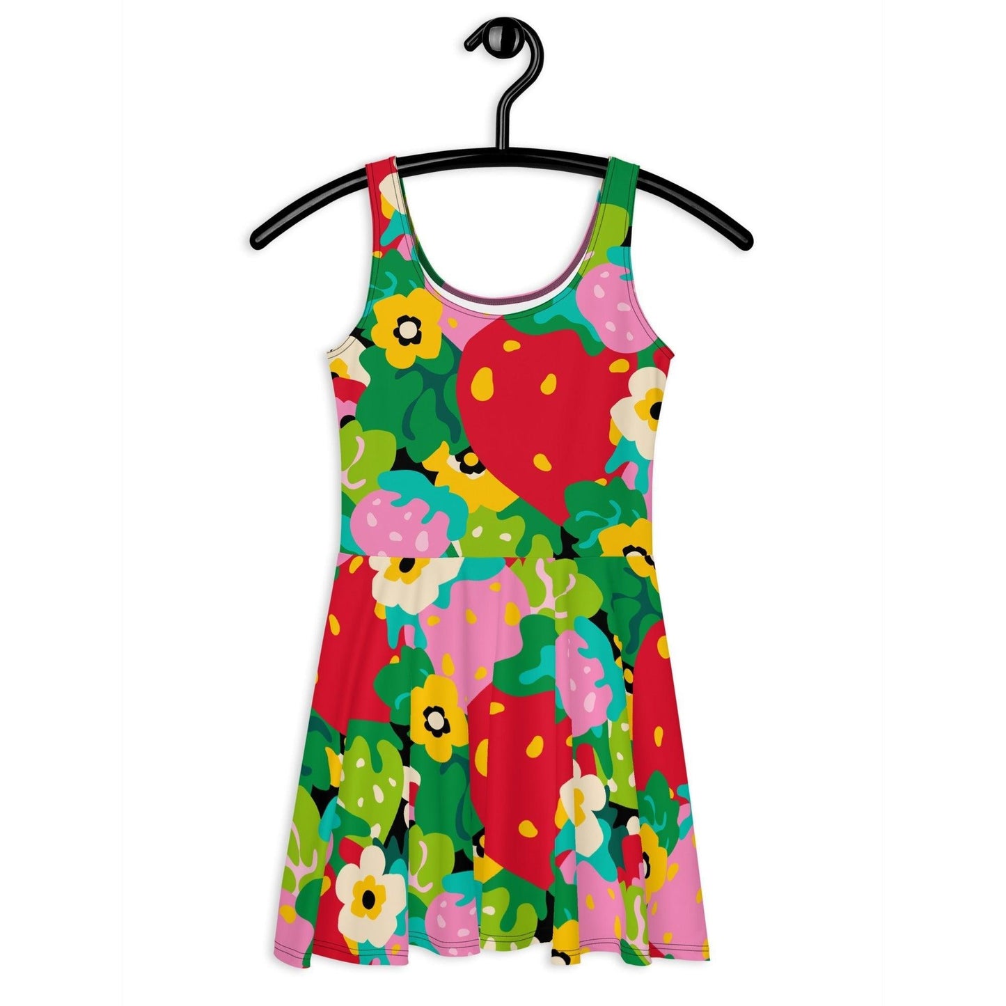 Skater dress - BERRYLEI - Colorful strawberry print 3XL