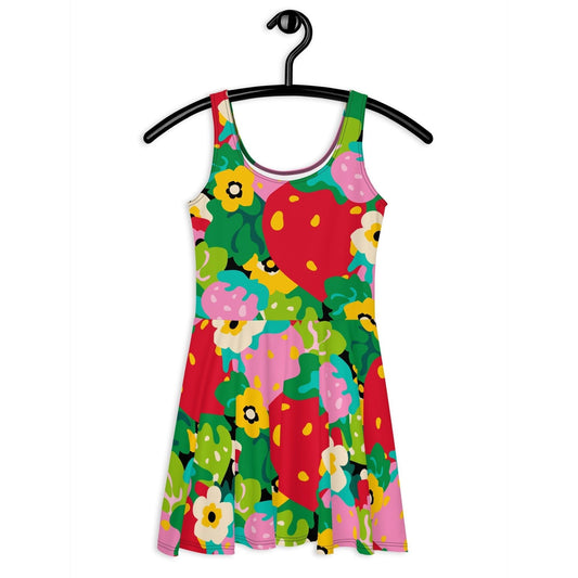 Skater dress - BERRYLEI - Colorful strawberry print 3XL