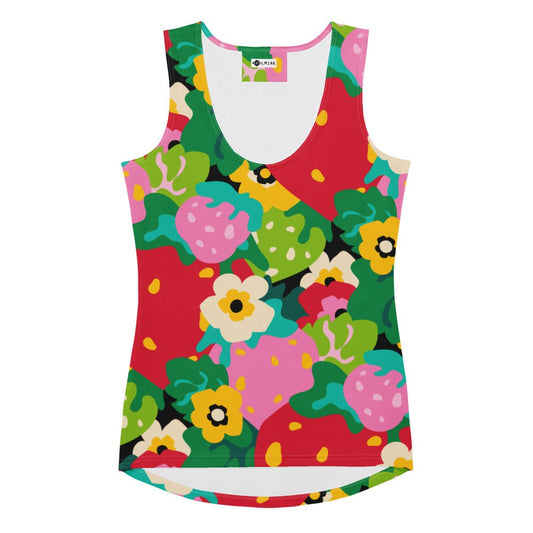 Tank Top - BERRYLEI - Colorful Strawberry Print