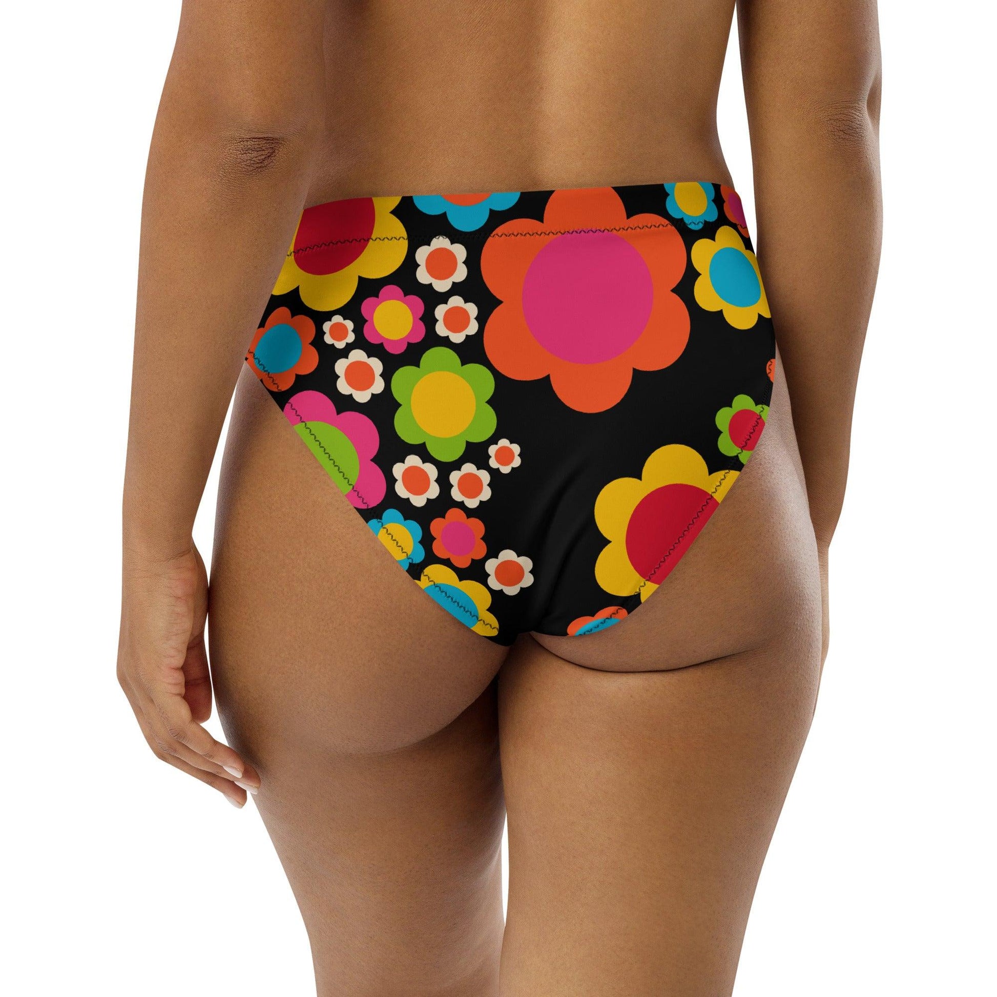 Bikini bottom - ELLIE mix - Colorful flower mix print