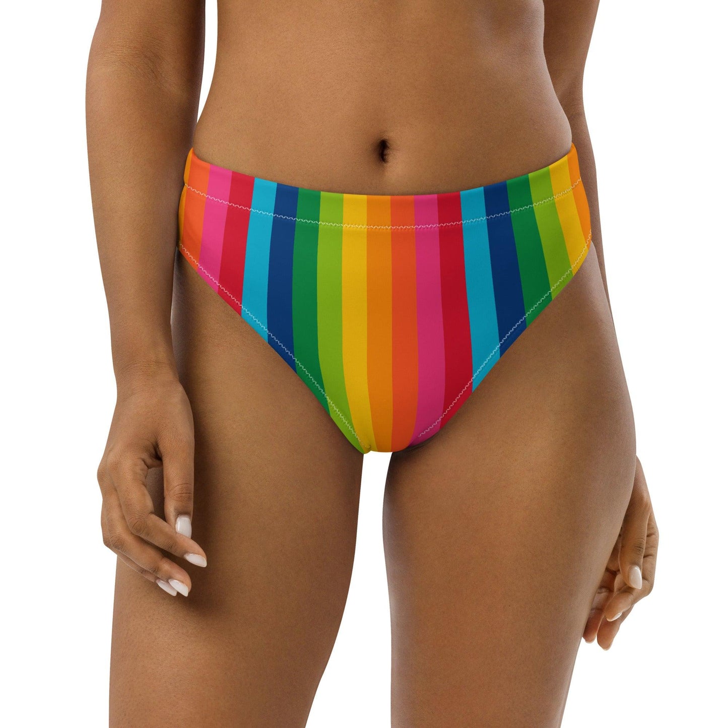Bikini bottom - RAINBOW STRIPE vertical 3XL