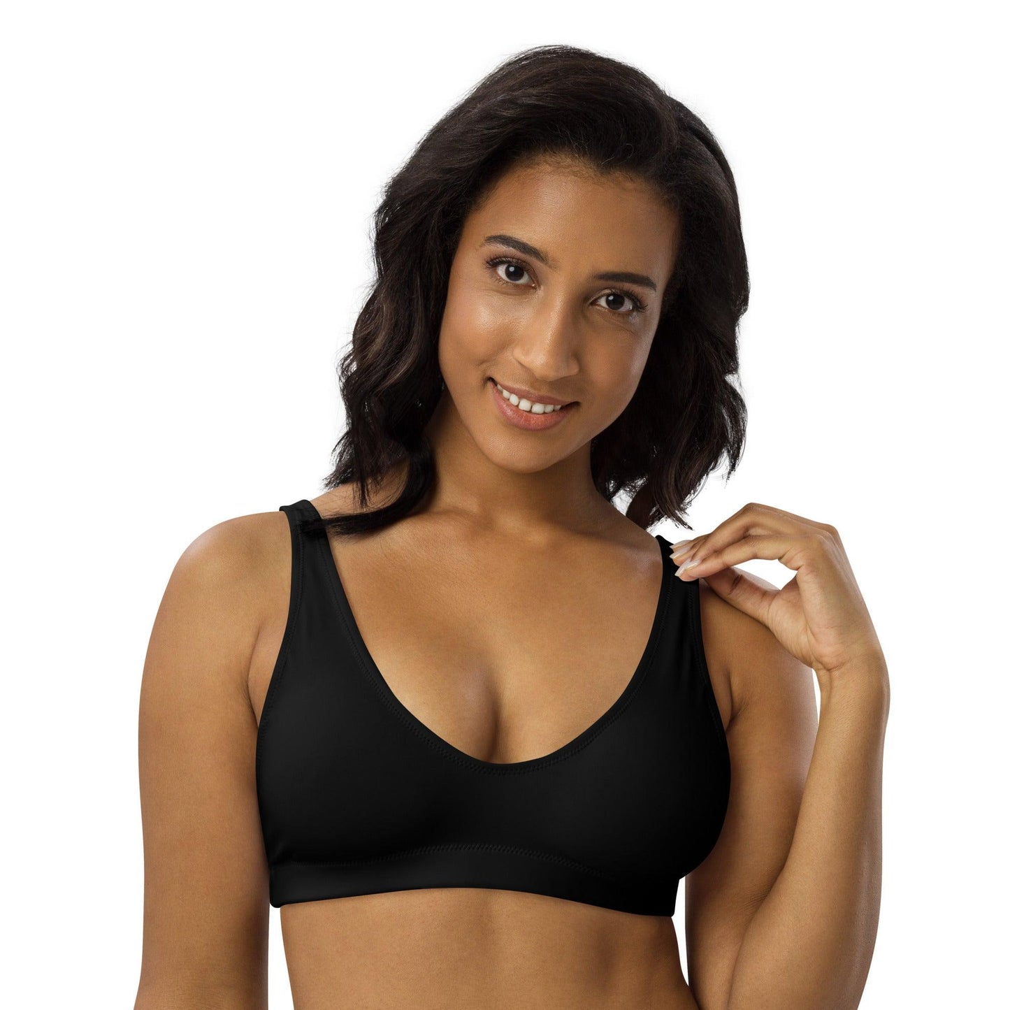 Bikini top - BLACK - Single color 3XL