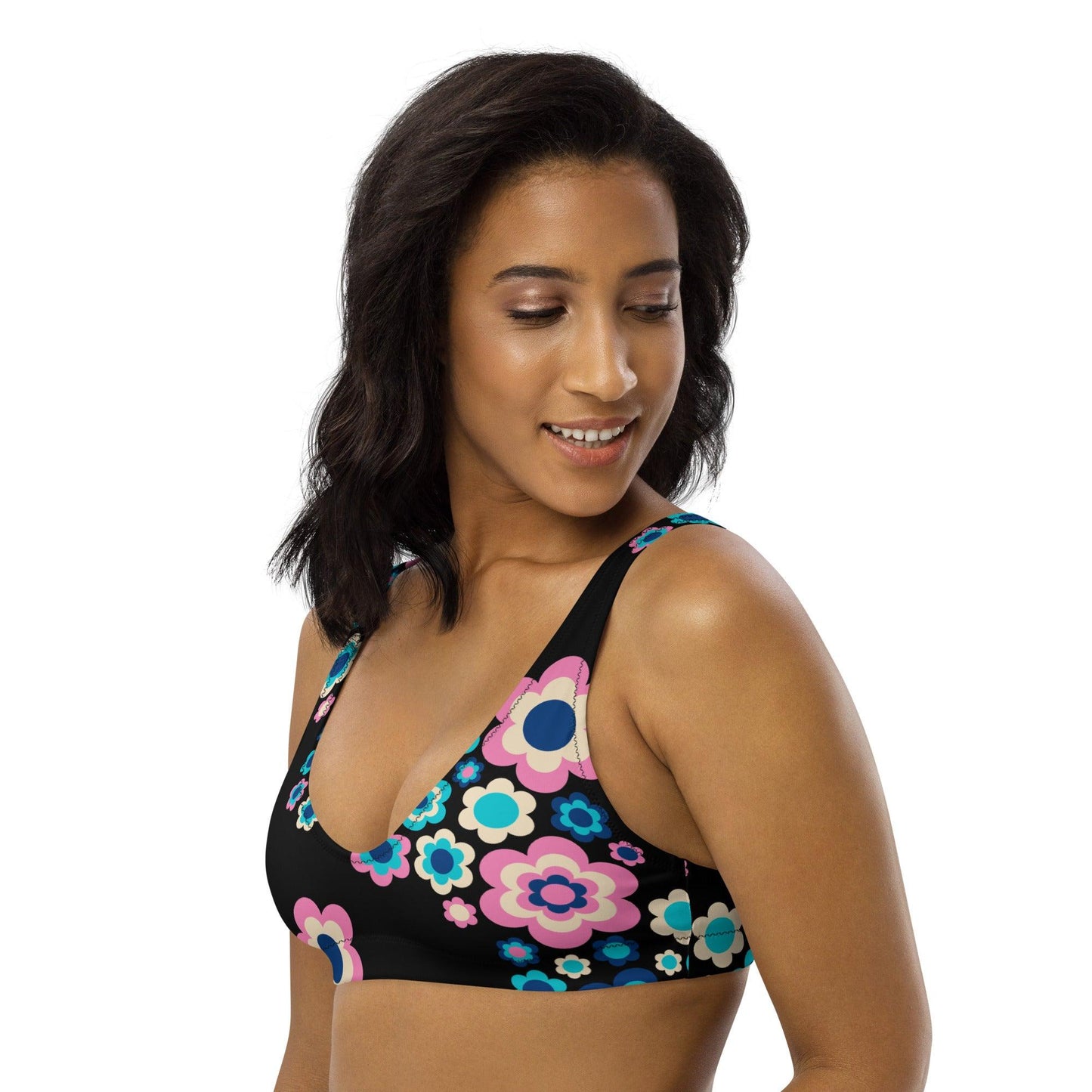 Bikini top - FLORA FOREVER sweet - Floating flower print