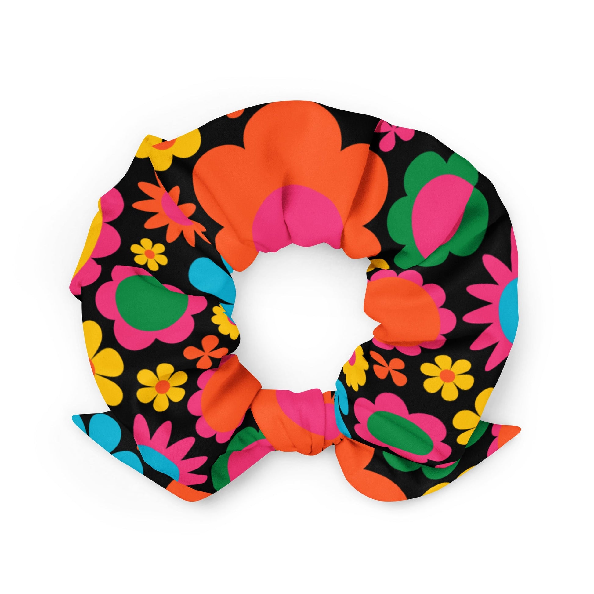 Scrunchie - BLOOMPOP happy - Colorful bloom print