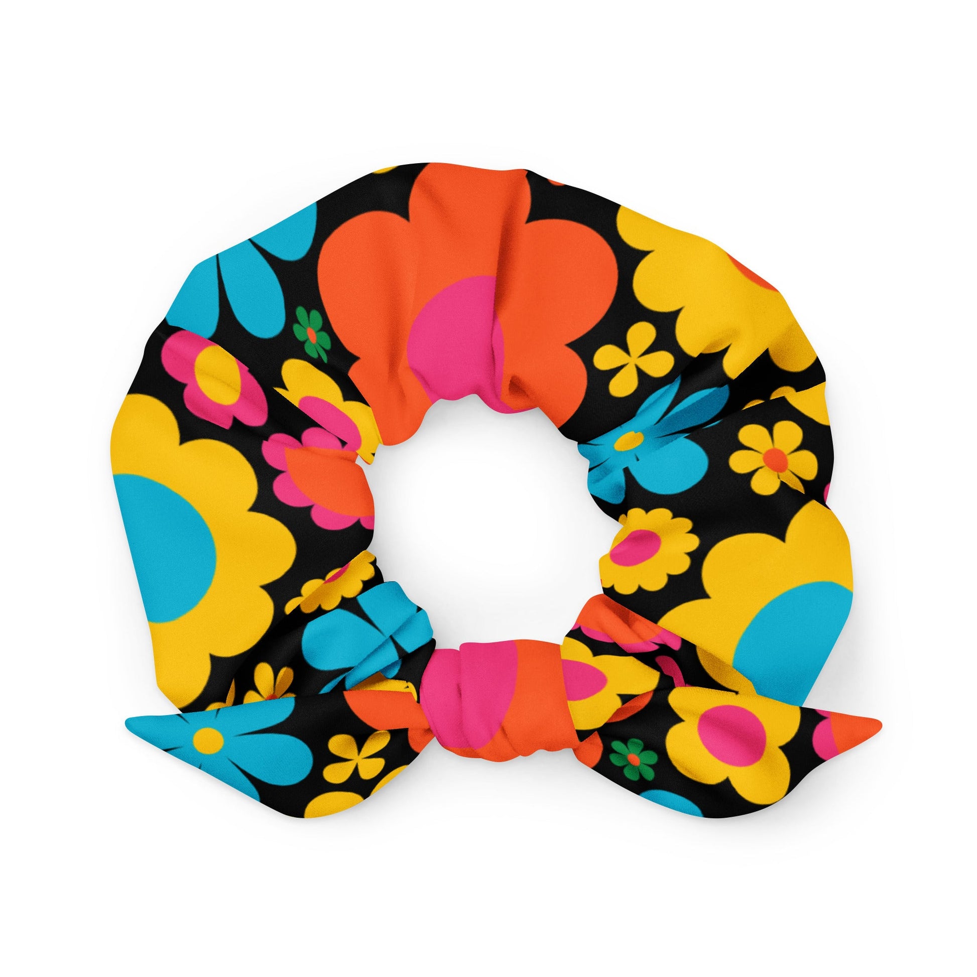 Scrunchie - BLOOMPOP happy - Colorful bloom print Default Title