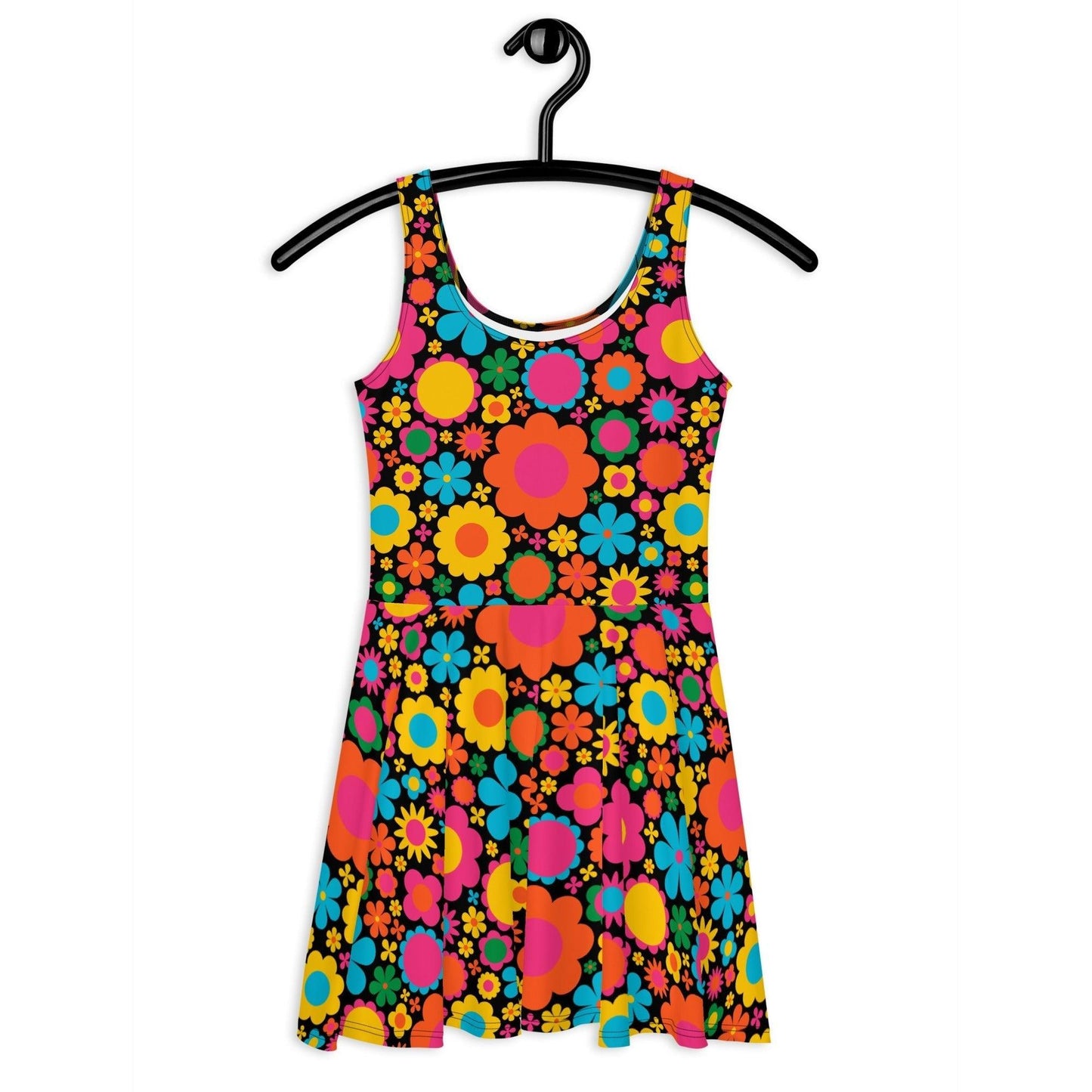 Skater dress - BLOOMPOP happy - Colorful bloom print 3XL