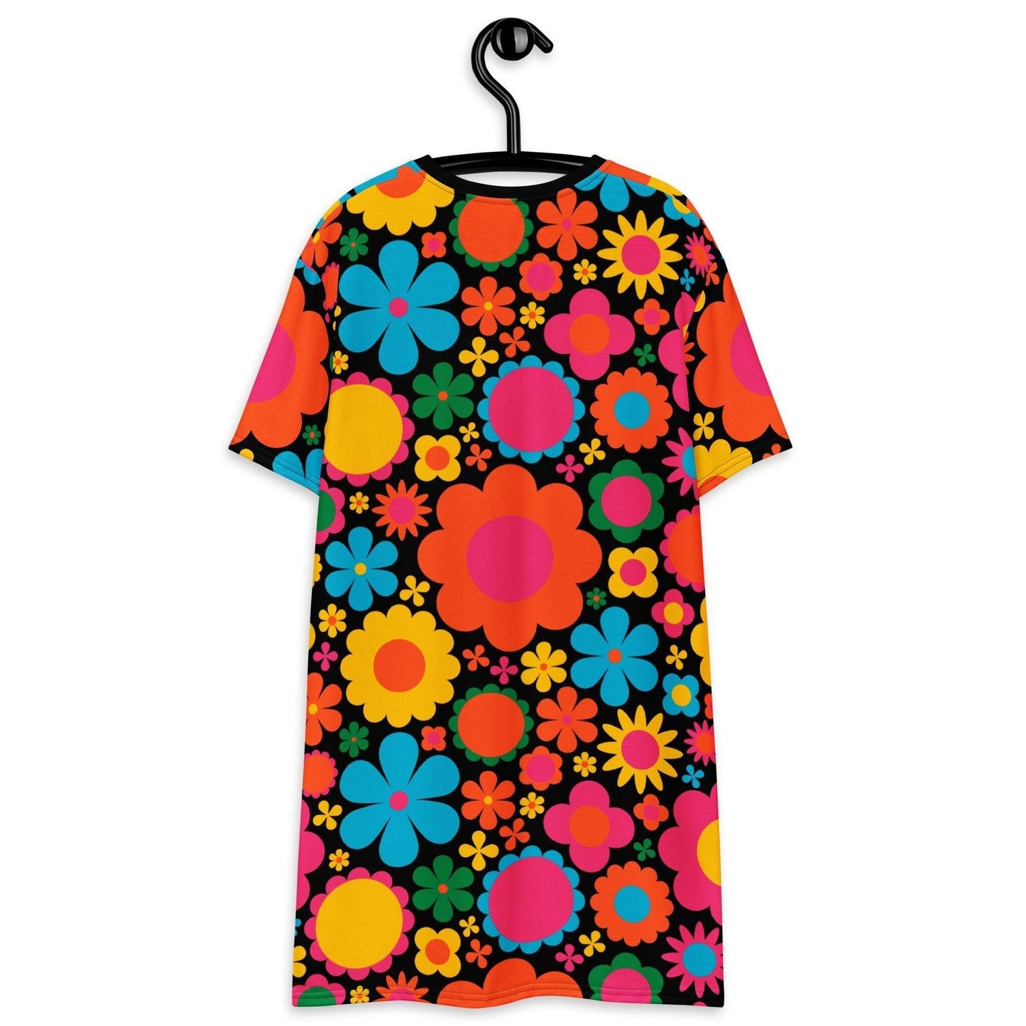 T-shirt dress - BLOOMPOP happy - Colorful bloom print
