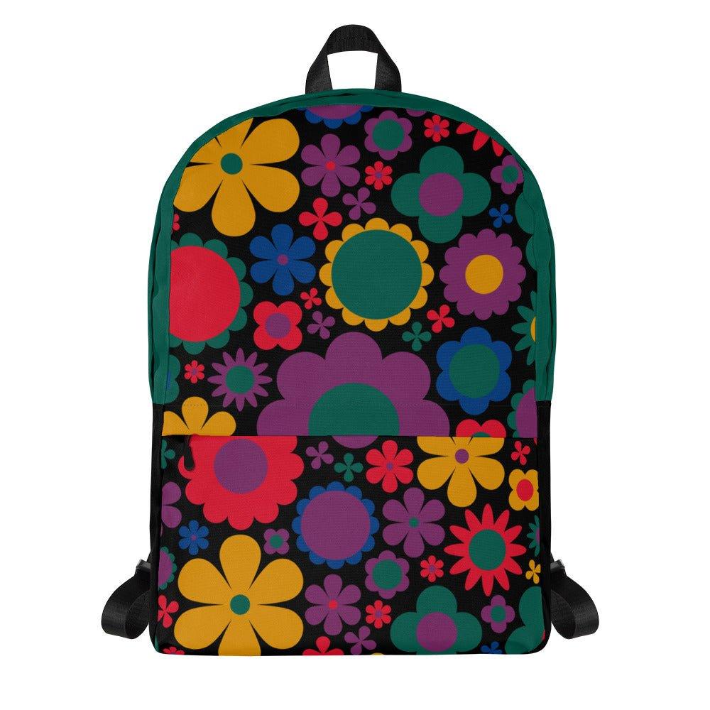 Backpack - BLOOMPOP misty - Colorful bloom print Default Title