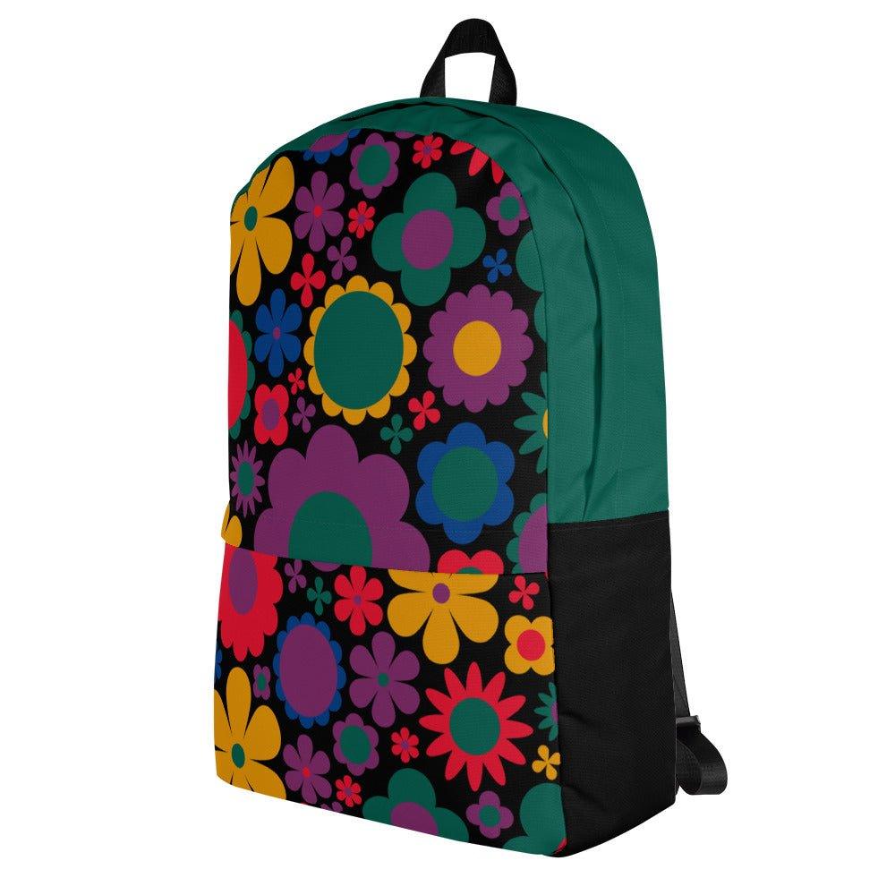 Backpack - BLOOMPOP misty - Colorful bloom print