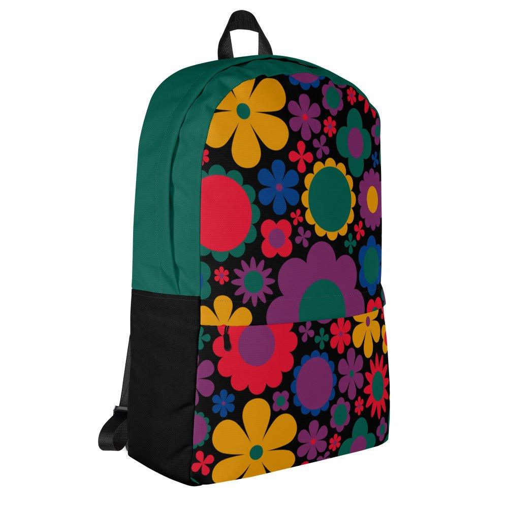 Backpack - BLOOMPOP misty - Colorful bloom print