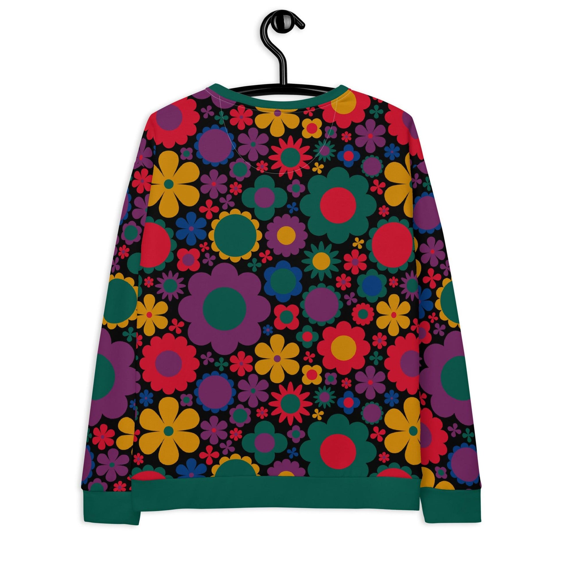 Sweatshirt - BLOOMPOP misty - Colorful bloom print