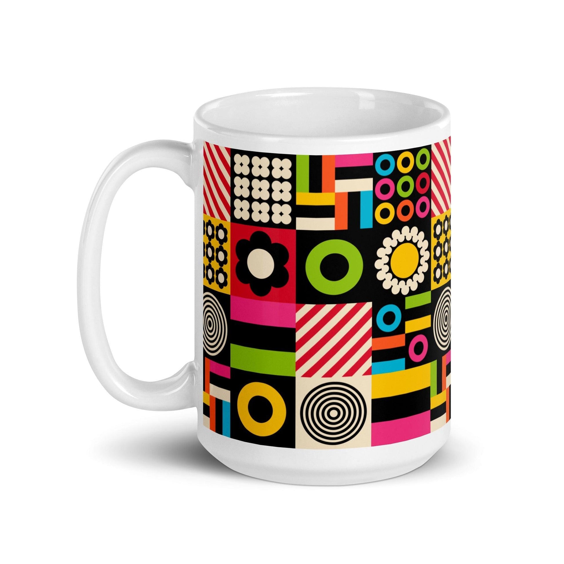 Mug - CANDYBOX - Bold candy shapes print