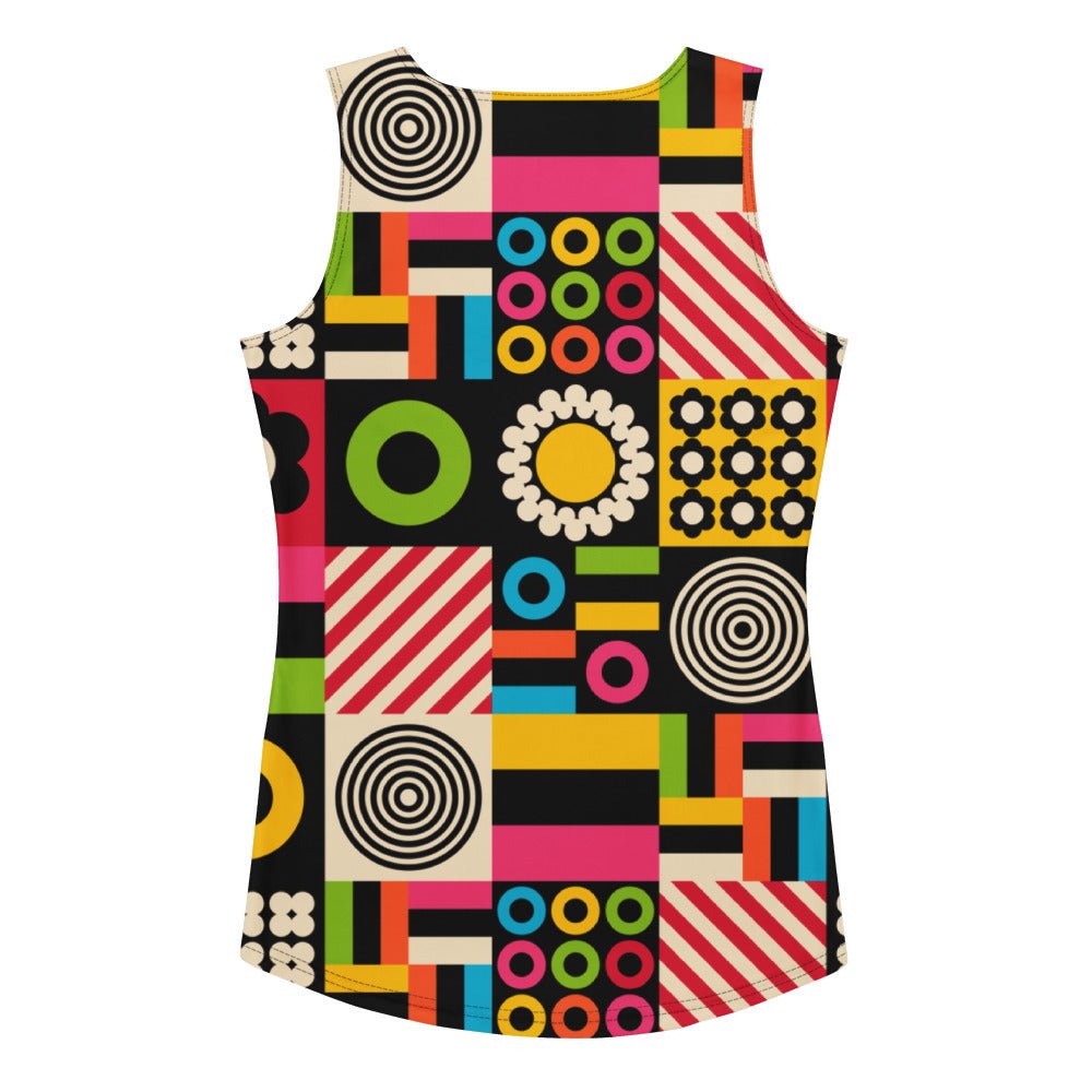 Tank top - CANDYBOX - Bold candy shapes print XL