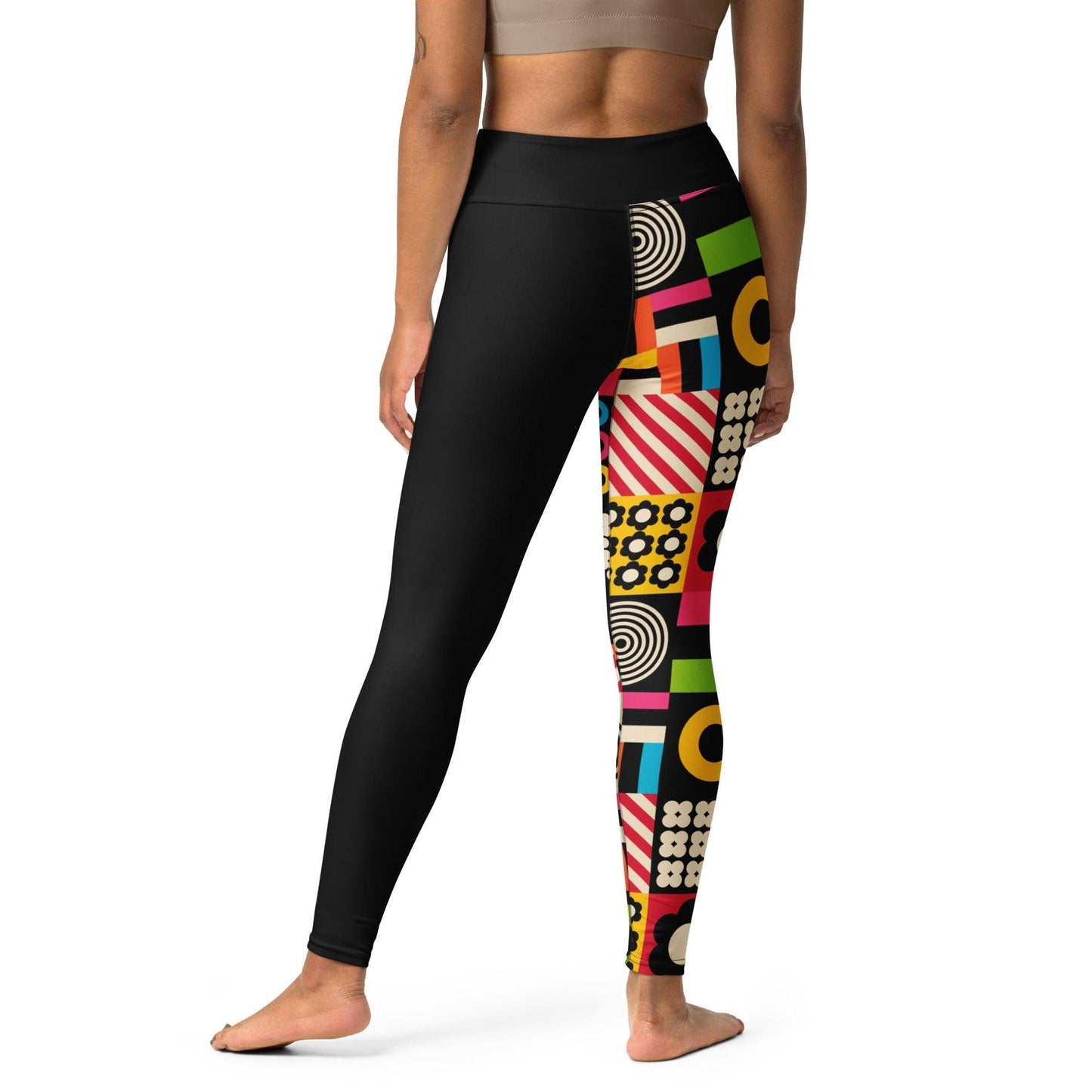 Yoga leggings - CANDYBOX - Bold candy shapes print