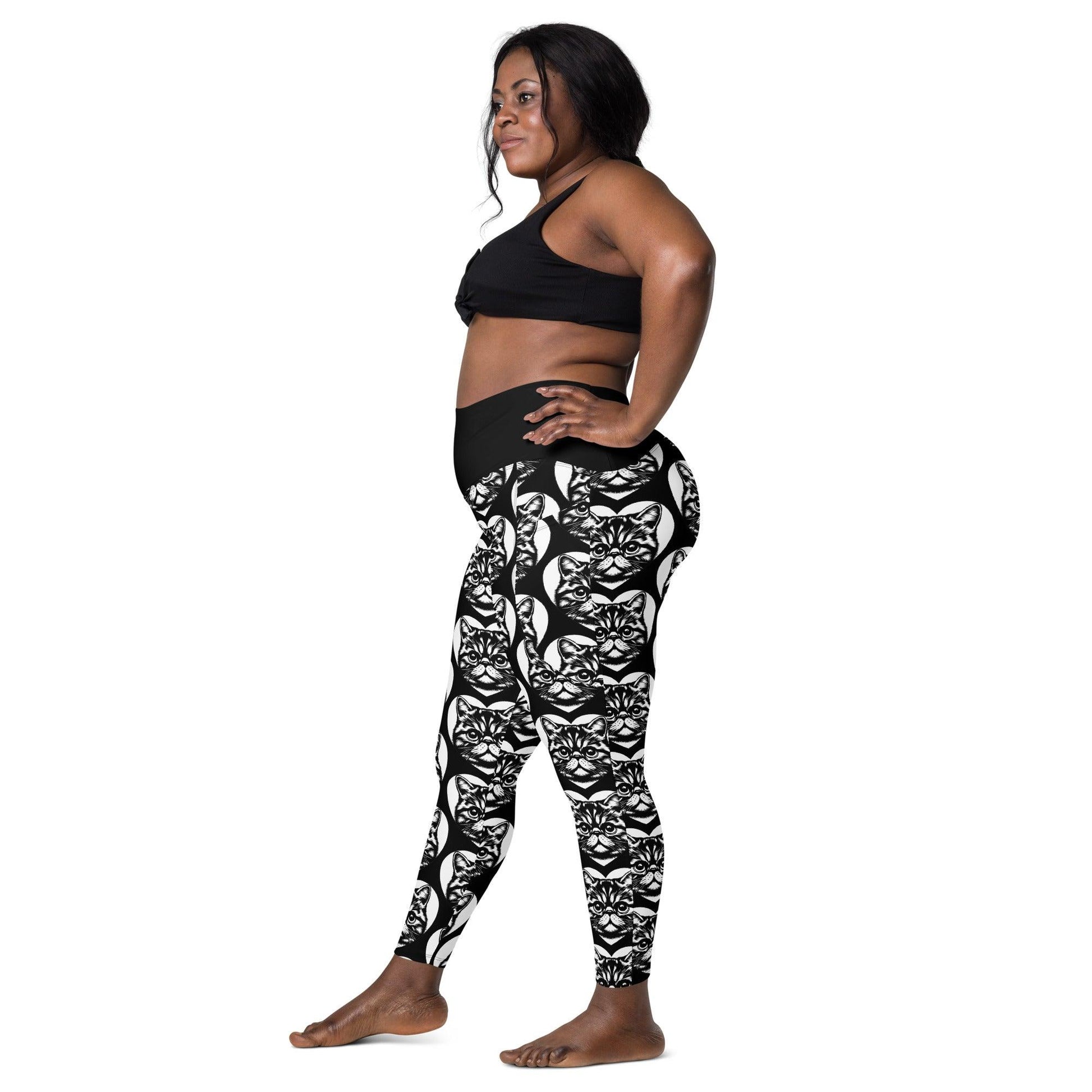Cat breed leggings with pockets - EXOTIC SHORTHAIR - HERTTAHOUND