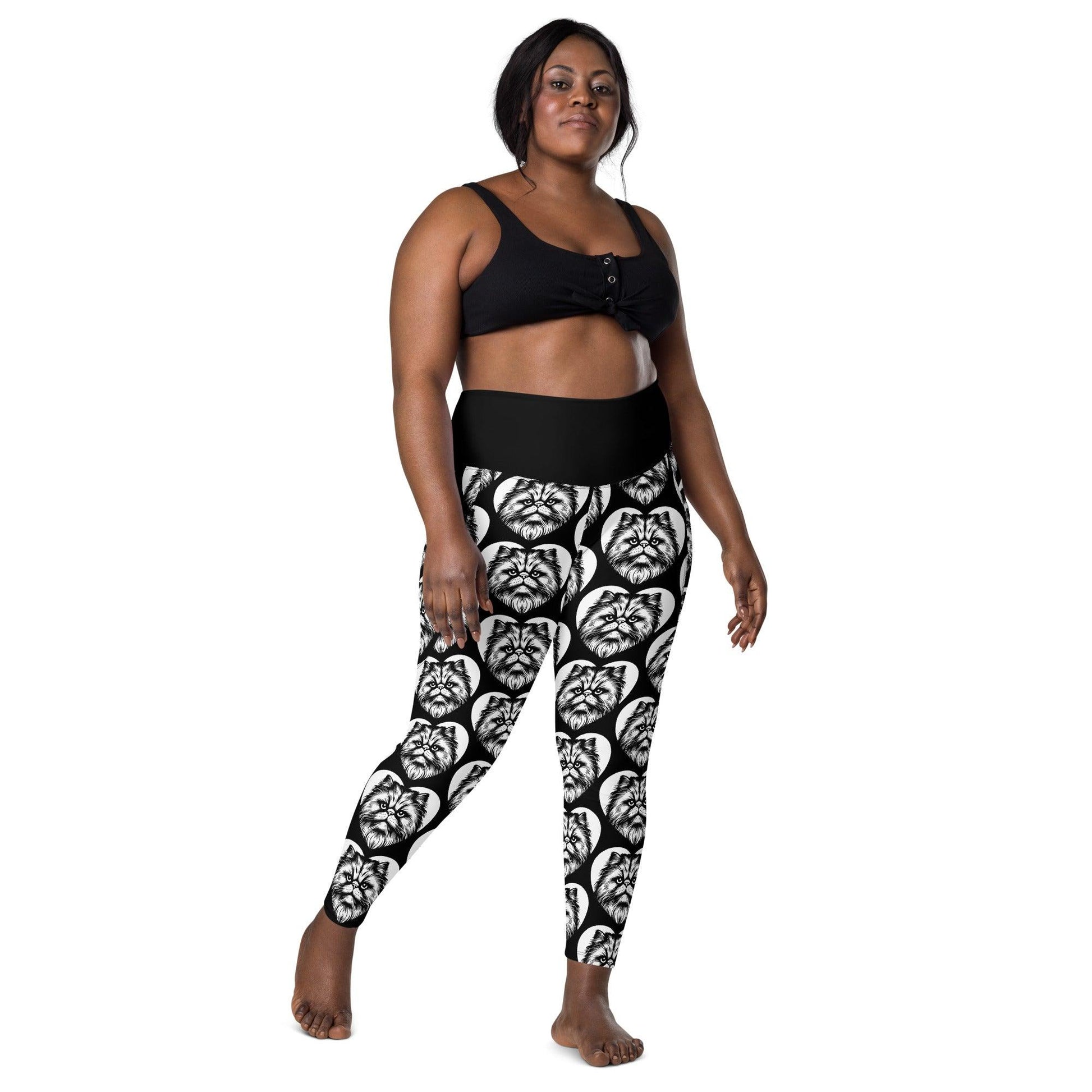 Cat breed leggings with pockets - PERSIAN - HERTTAHOUND