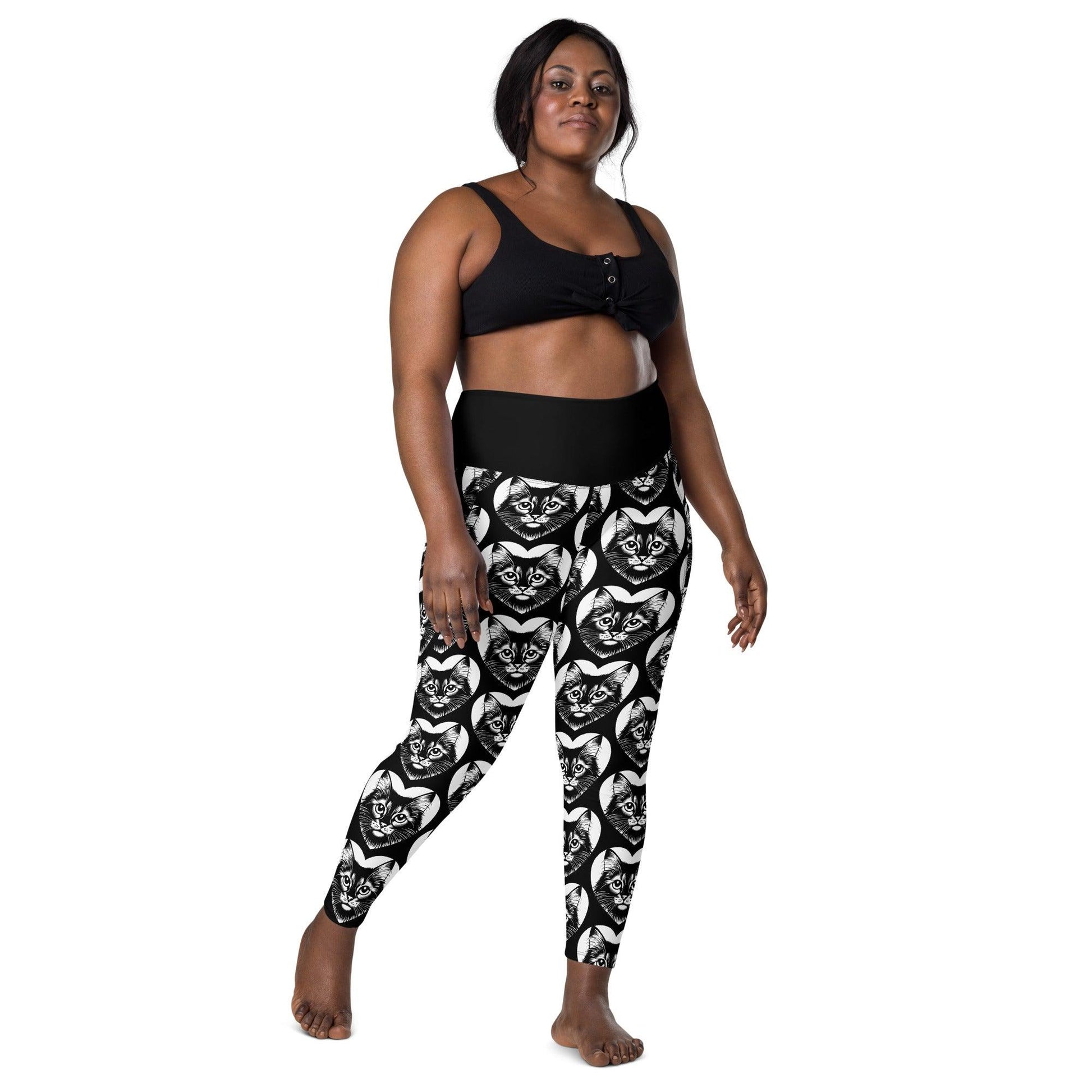 Cat breed leggings with pockets - SOMALI - HERTTAHOUND