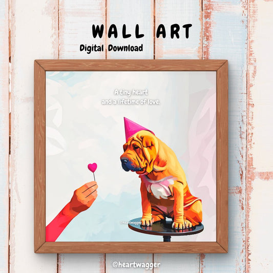 DIGITAL ART - A tiny heart and a lifetime of love