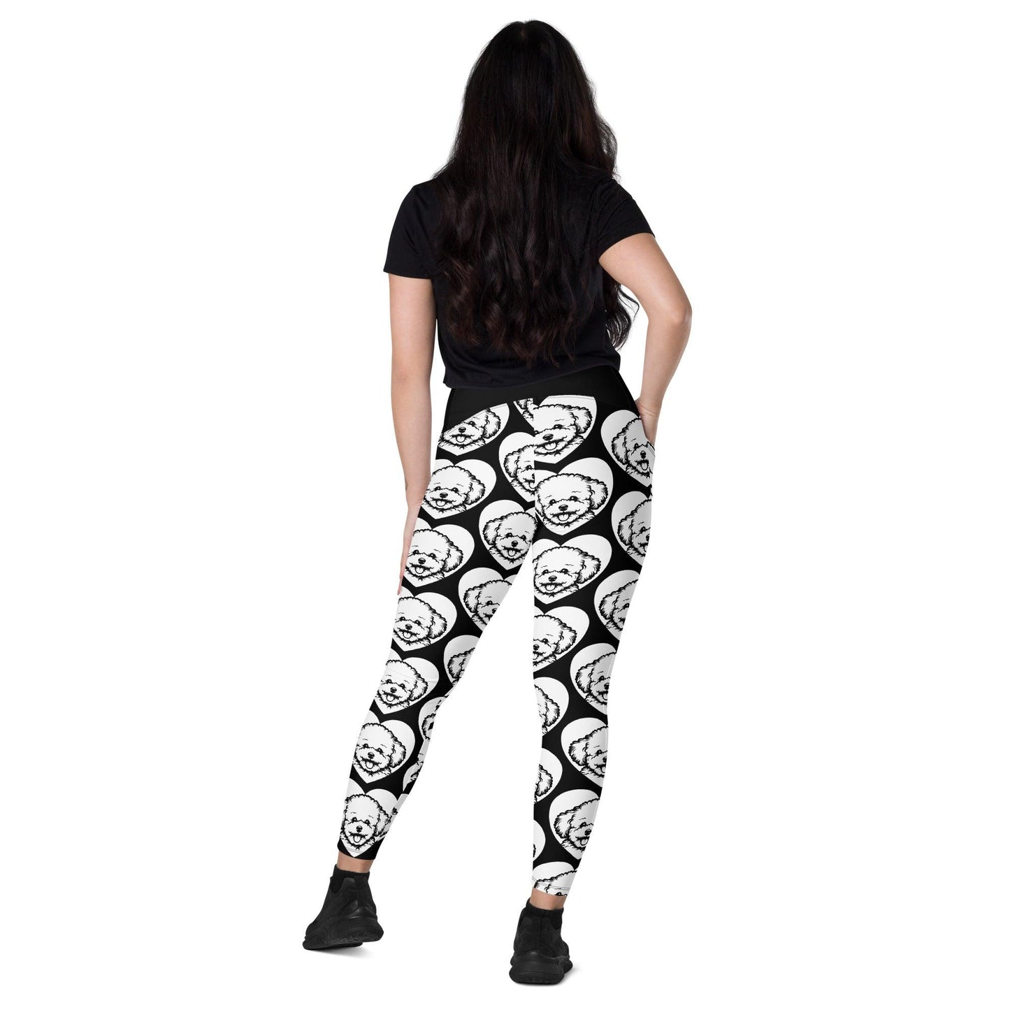 Dog breed leggings with pockets - BICHON FRISÉ - HERTTAHOUND