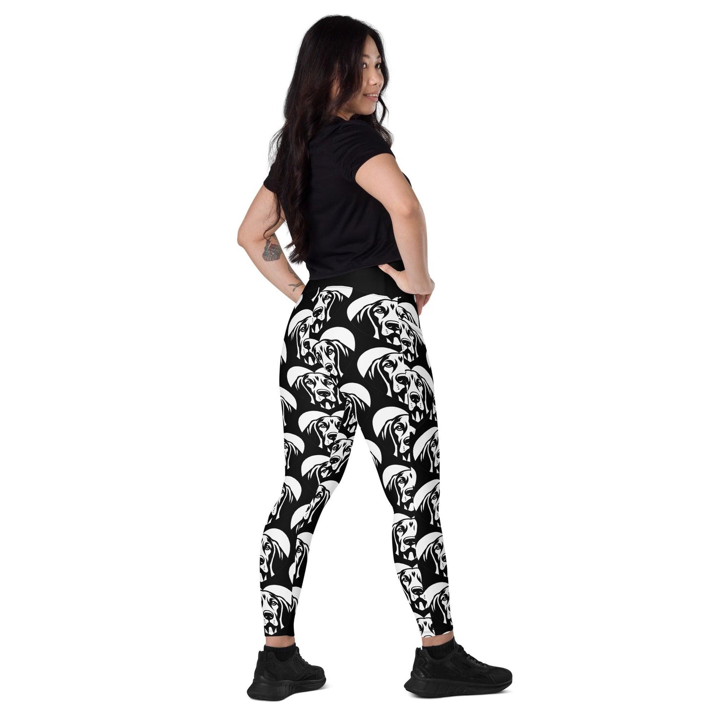 Dog breed leggings with pockets - REDBONE COONHOUND - HERTTAHOUND
