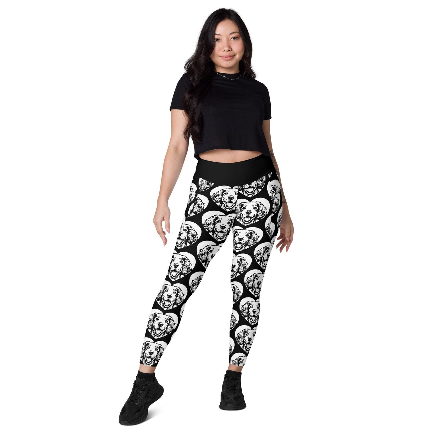 Dog breed leggings with pockets - WELSH SPRINGER SPANIEL - HERTTAHOUND