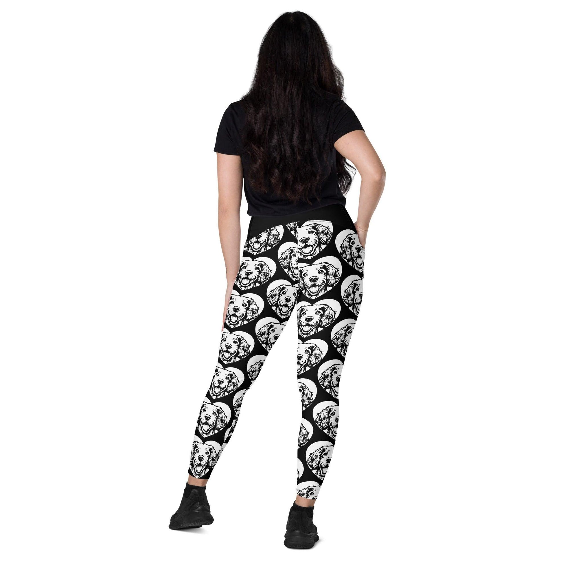 Dog breed leggings with pockets - WELSH SPRINGER SPANIEL - HERTTAHOUND