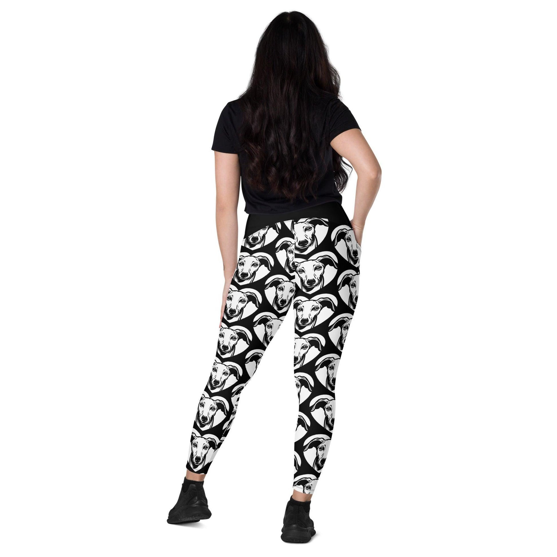 Dog breed leggings with pockets - WHIPPET - HERTTAHOUND