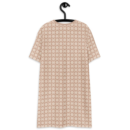 T-shirt dress - ELLIE BLOOM tender beige - Classic floral print