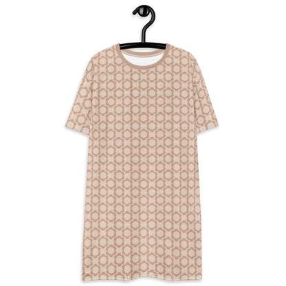 T-shirt dress - ELLIE BLOOM tender beige - Classic floral print 6XL