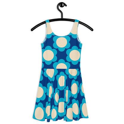 Skater dress - ELLIE blue - Classic floral print