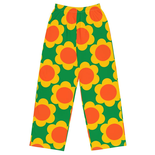 Pants - ELLIE green - Classic Flower Print