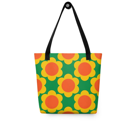 Tote bag - ELLIE green - Classic floral print Default Title