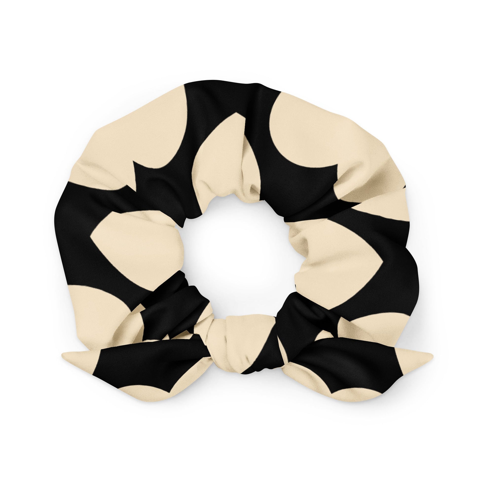 Scrunchie - ELLIE LOVE black - Bold heart print Default Title