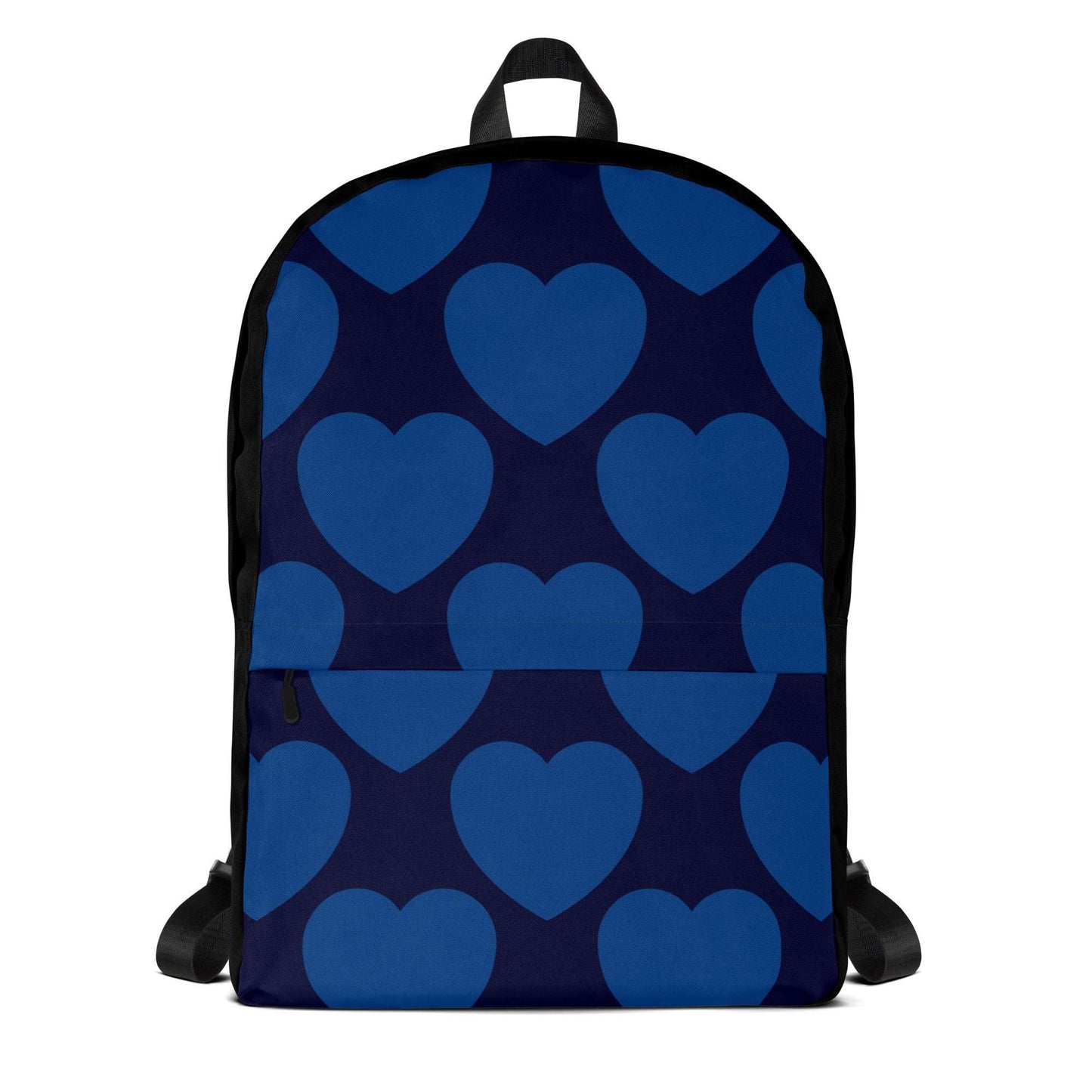 Backpack - ELLIE LOVE dark blue - Bold heart print Default Title