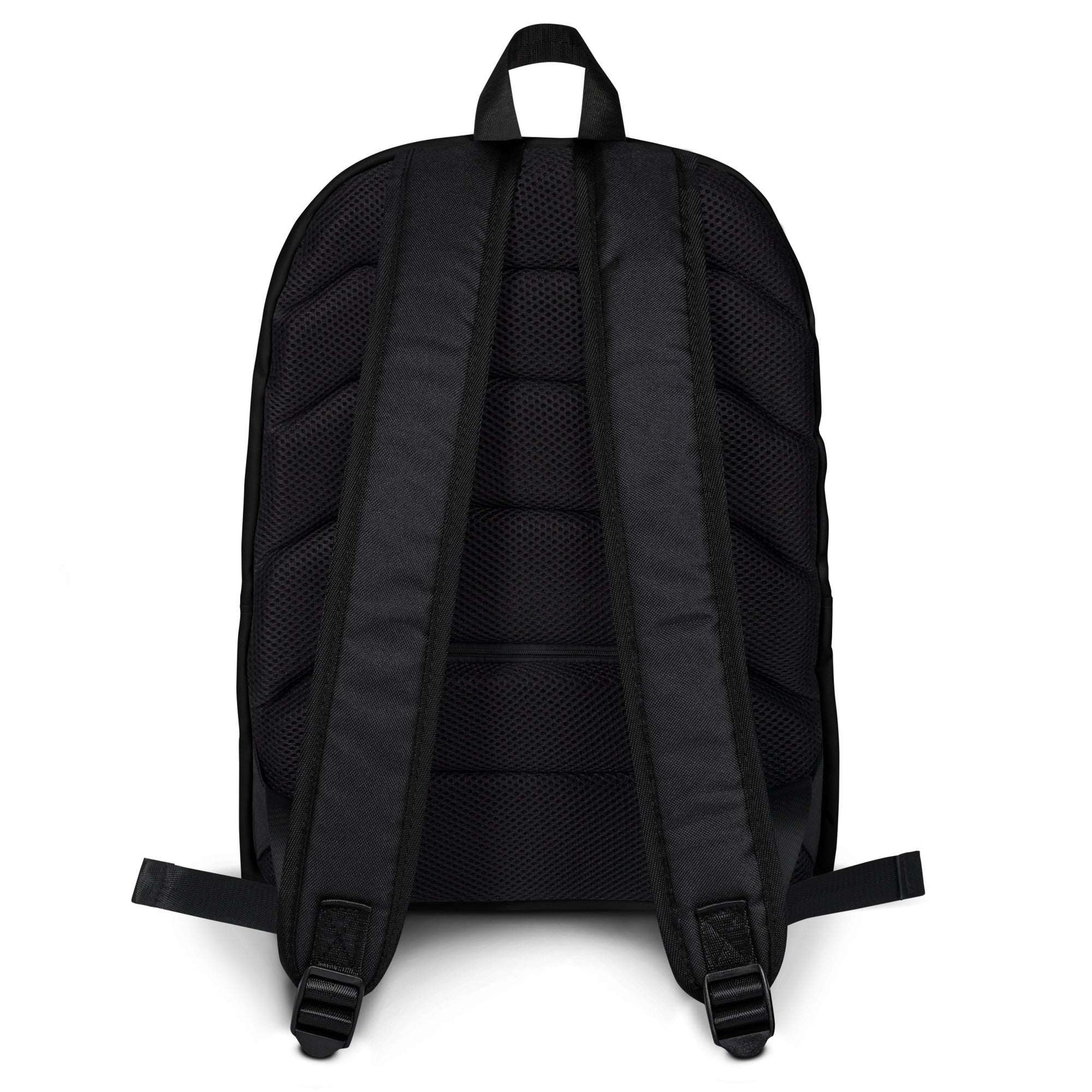 Backpack - ELLIE LOVE dark blue - Bold heart print