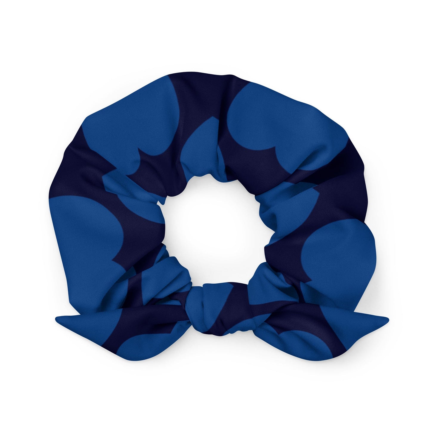 Scrunchie - ELLIE LOVE dark blue - Bold heart print Default Title