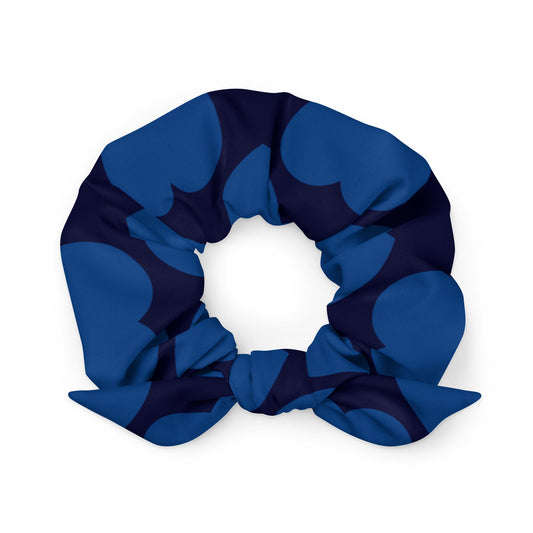 Scrunchie - ELLIE LOVE dark blue - Bold heart print Default Title