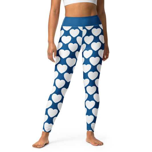 Yoga leggings -2- ELLIE LOVE fin - Bold heart print XL