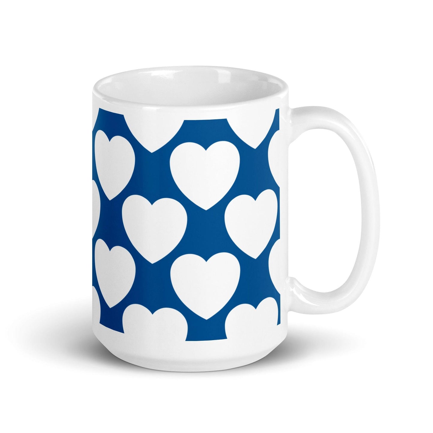 Mug - ELLIE LOVE fin - Bold heart print 15oz