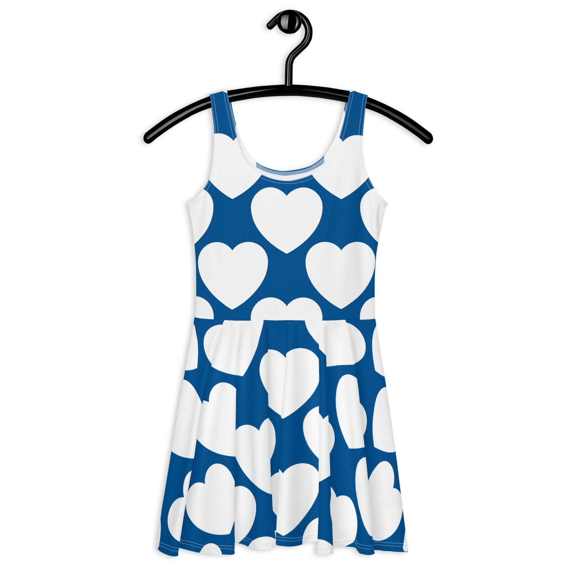 Skater dress - ELLIE LOVE fin - Bold heart print 3XL