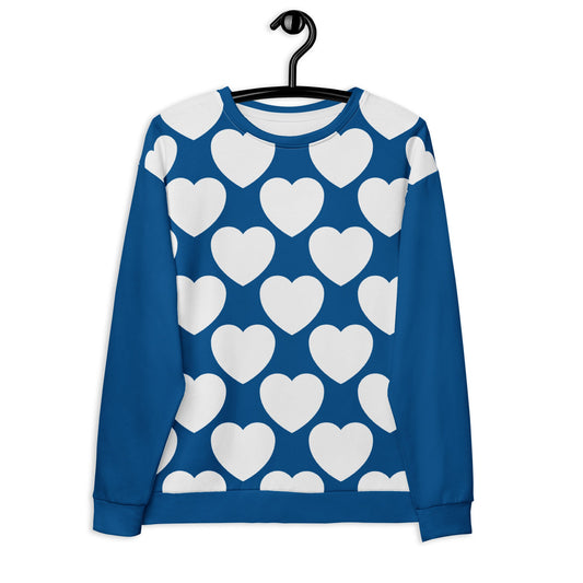 Sweatshirt - ELLIE LOVE fin - Bold heart print 3XL