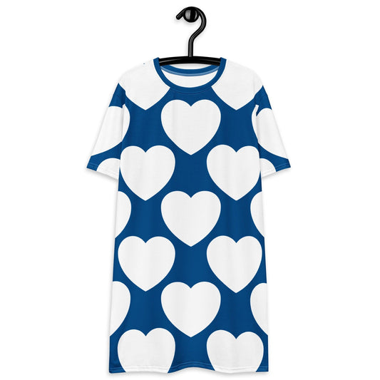 T-shirt dress - ELLIE LOVE fin - Bold heart print 6XL