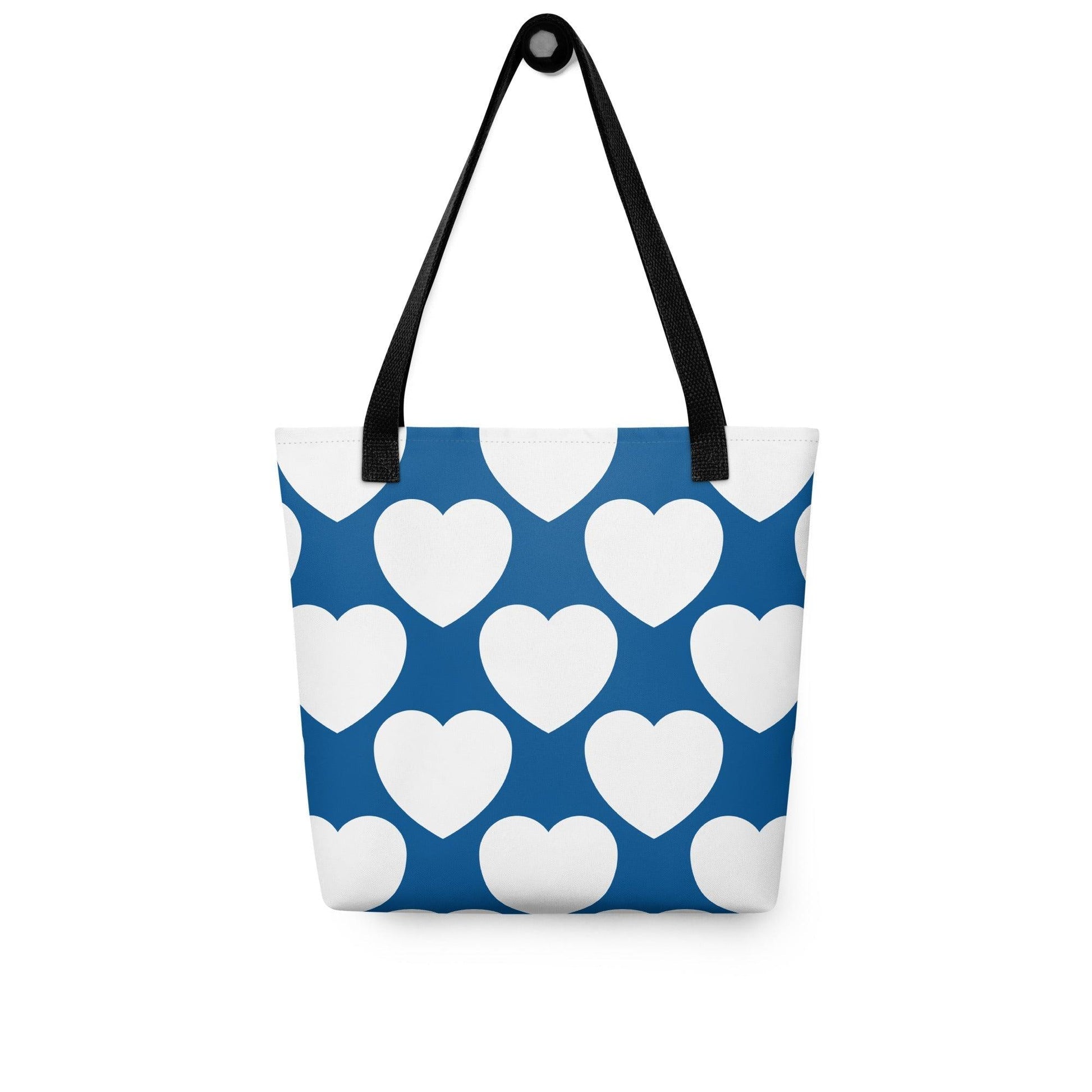Tote bag - ELLIE LOVE fin - Bold heart print Default Title