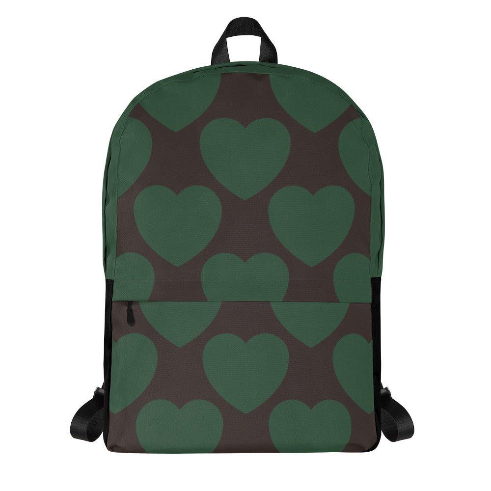 Backpack - ELLIE LOVE forest - Bold heart print Default Title