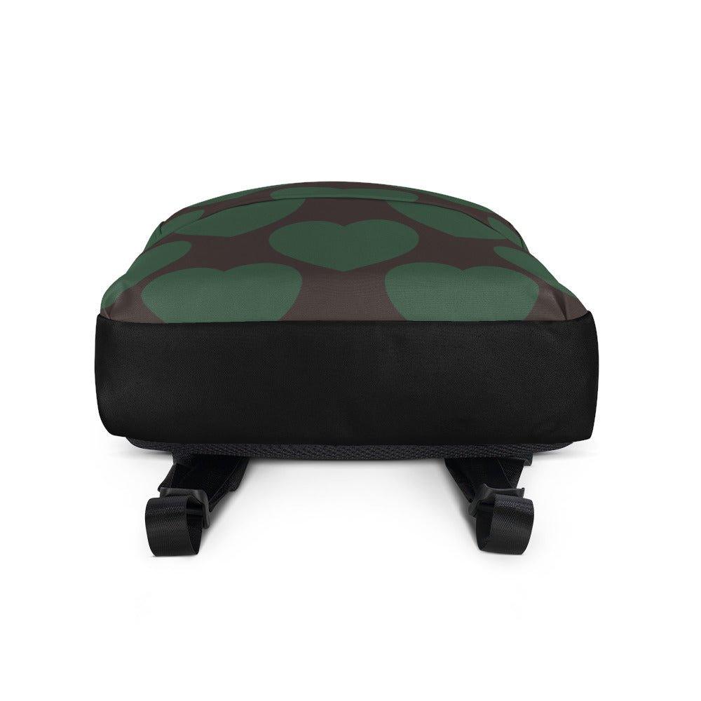 Backpack - ELLIE LOVE forest - Bold heart print