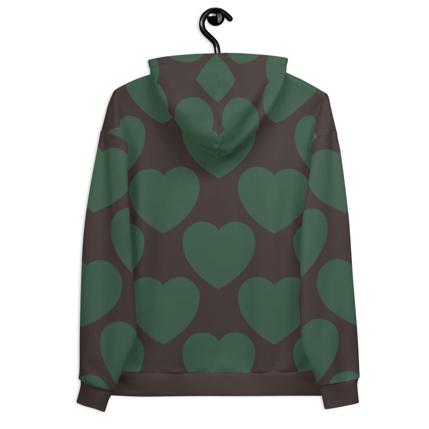Hoodie - ELLIE LOVE forest - Bold heart print