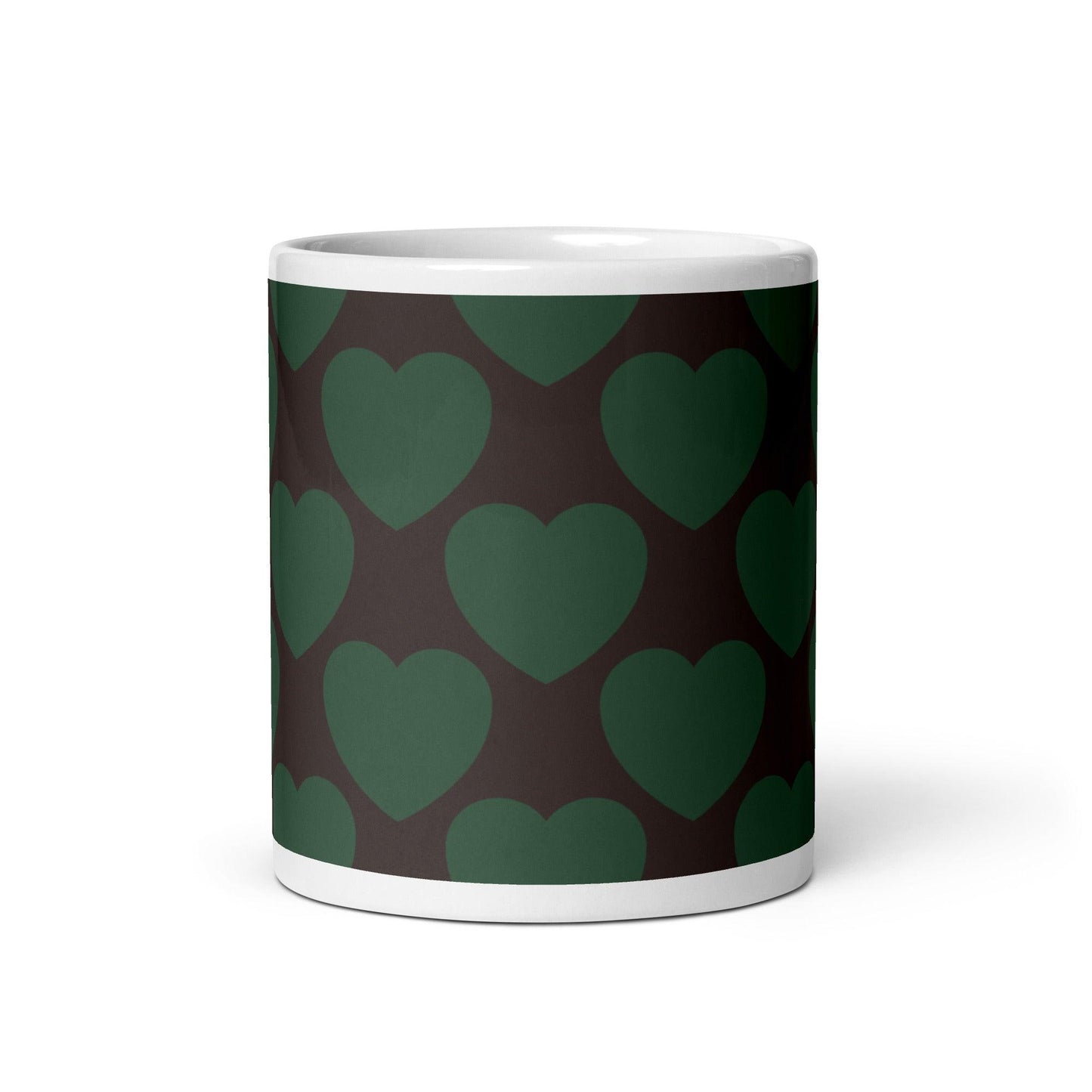 Mug - ELLIE LOVE forest - Bold heart print