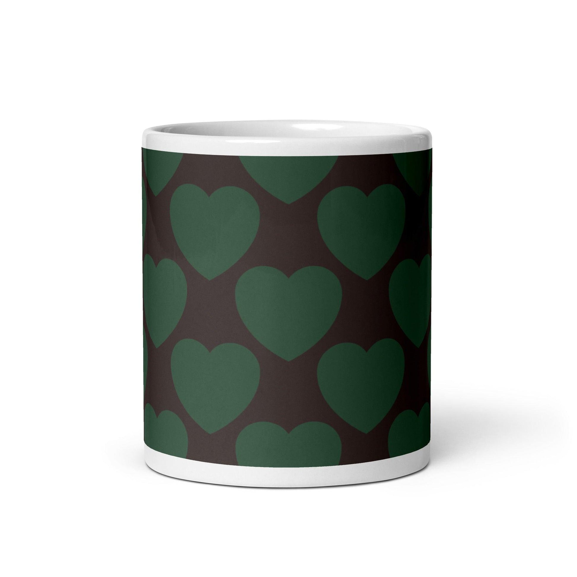 Mug - ELLIE LOVE forest - Bold heart print
